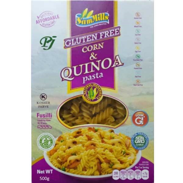 Espiral Fusilli Maiz Quinoa 500Gr - Sammills